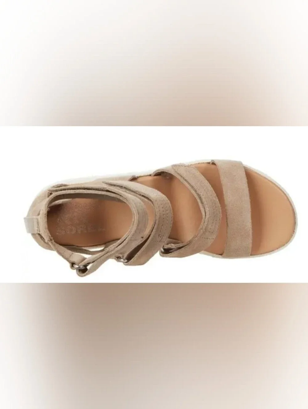 Sorel Cameron Multi Strap Wedge Sandals Size 8 Used Exc